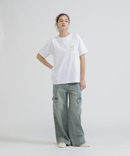 WOMAN SIGNATURE VARSITY LOGO T-SHIRT