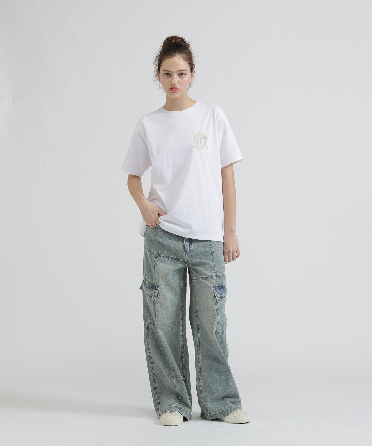 WOMAN SIGNATURE VARSITY LOGO T-SHIRT