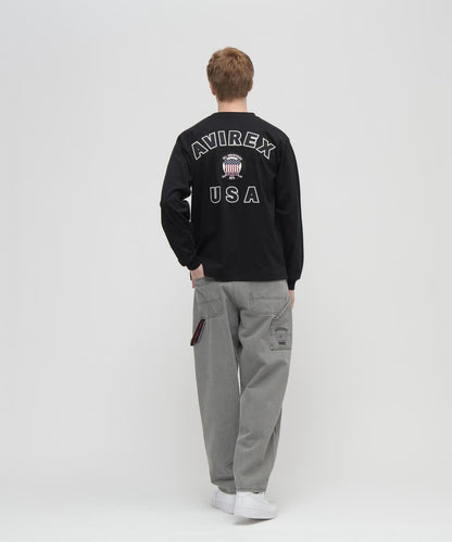 SIGNATURE VARSITY LOGO 長袖T恤