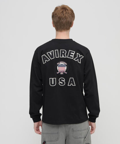 SIGNATURE VARSITY LOGO 長袖T恤