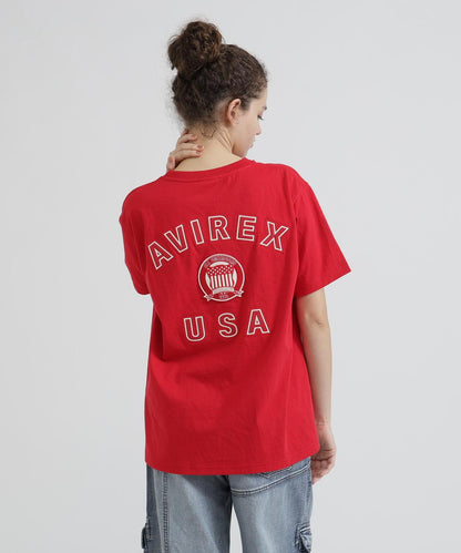 WOMAN SIGNATURE VARSITY LOGO T-SHIRT