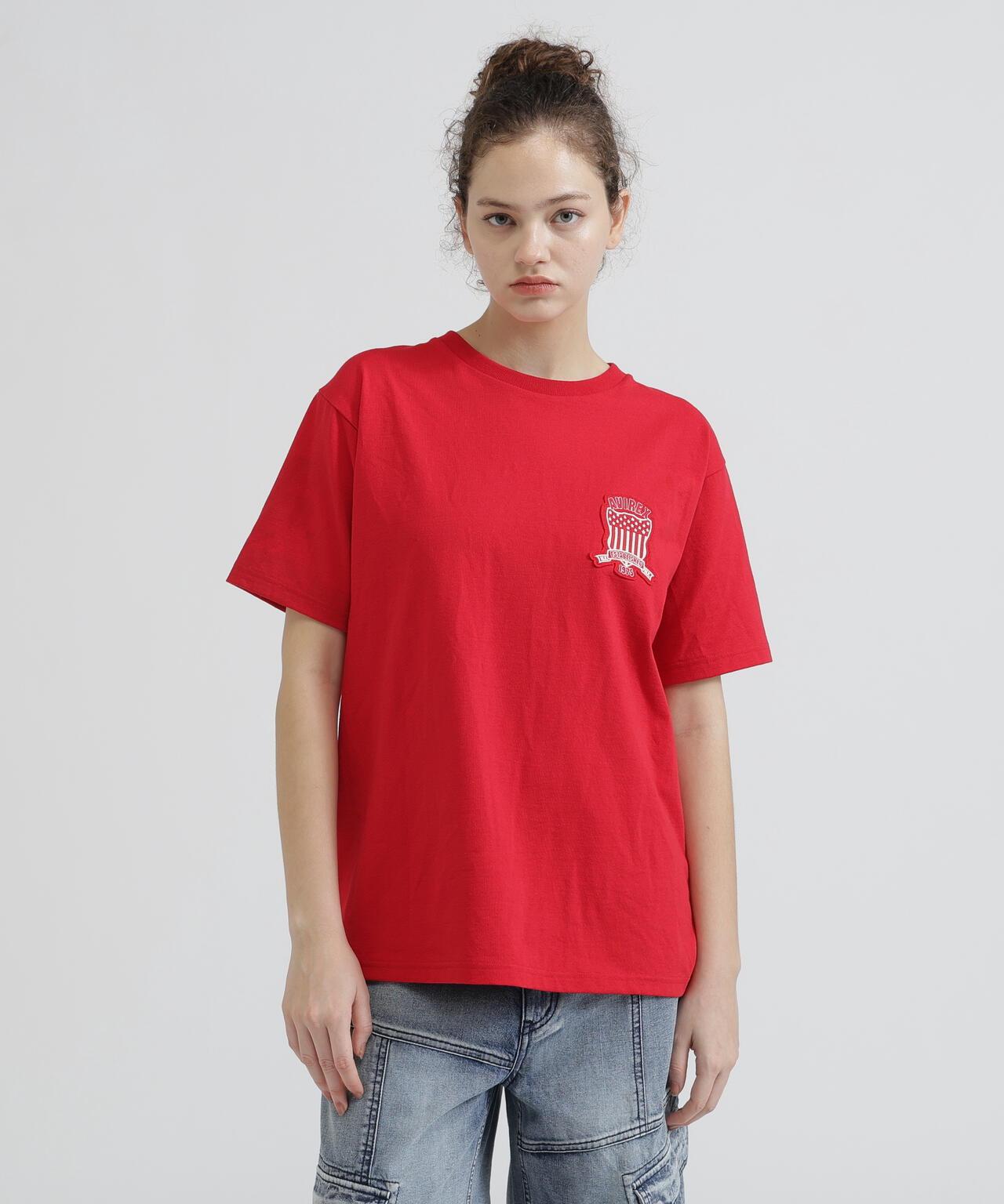 WOMAN SIGNATURE VARSITY LOGO T-SHIRT