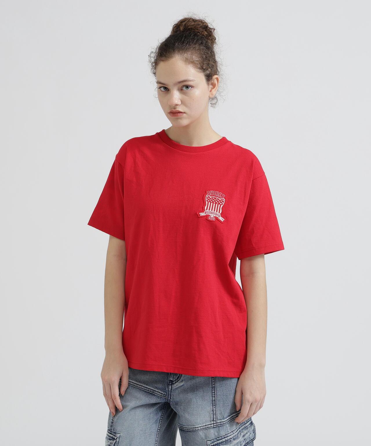 WOMAN SIGNATURE VARSITY LOGO T-SHIRT