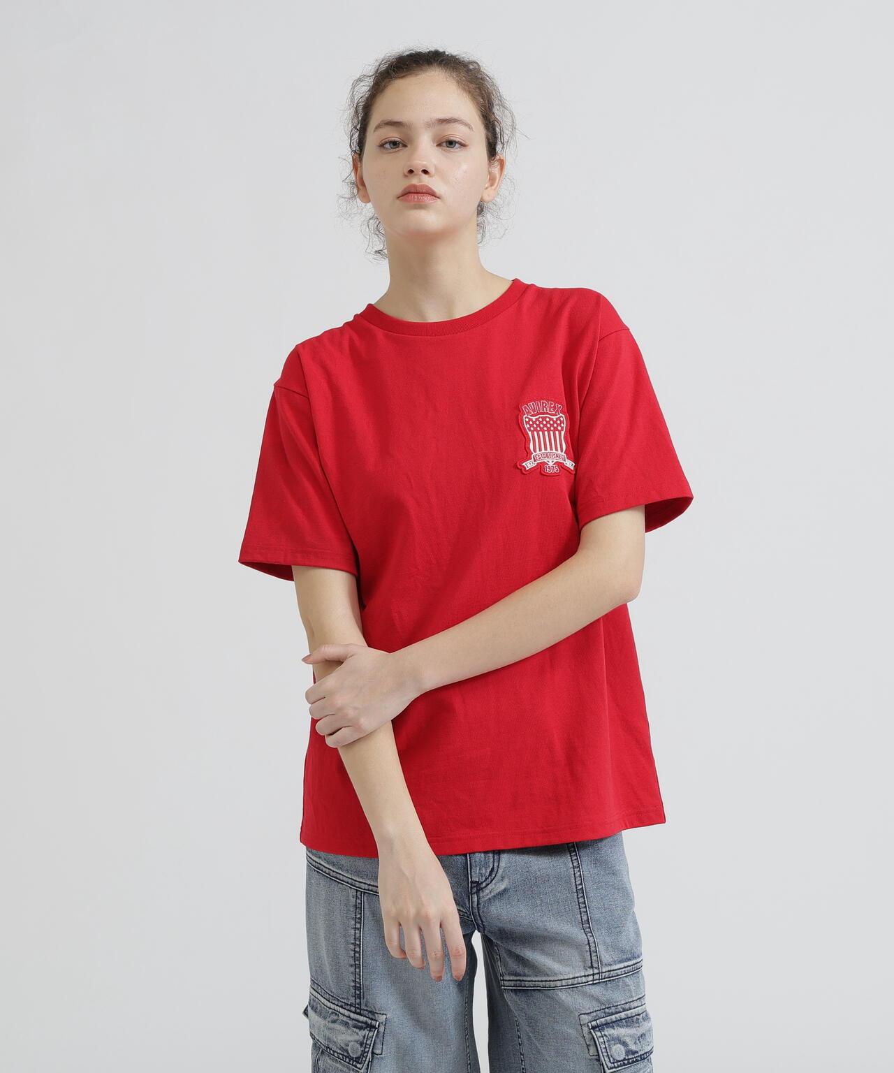 WOMAN SIGNATURE VARSITY LOGO T-SHIRT