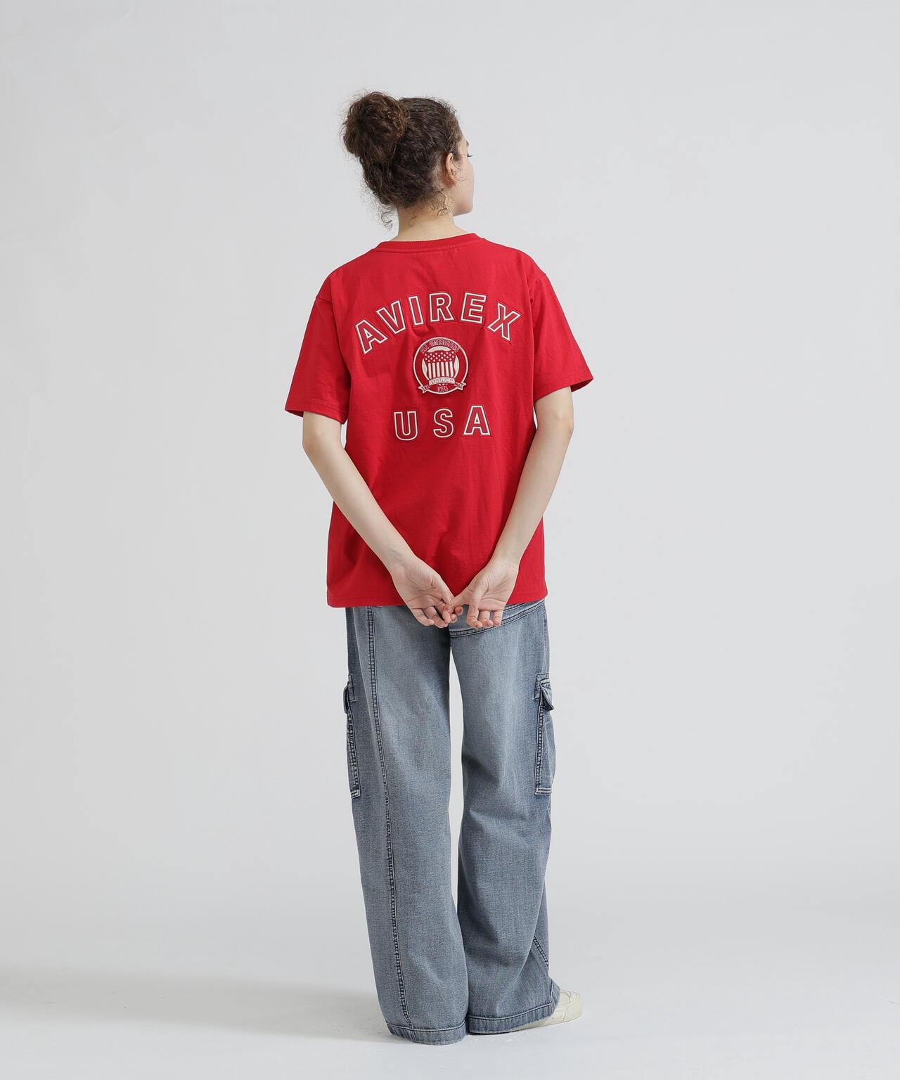 WOMAN SIGNATURE VARSITY LOGO T-SHIRT