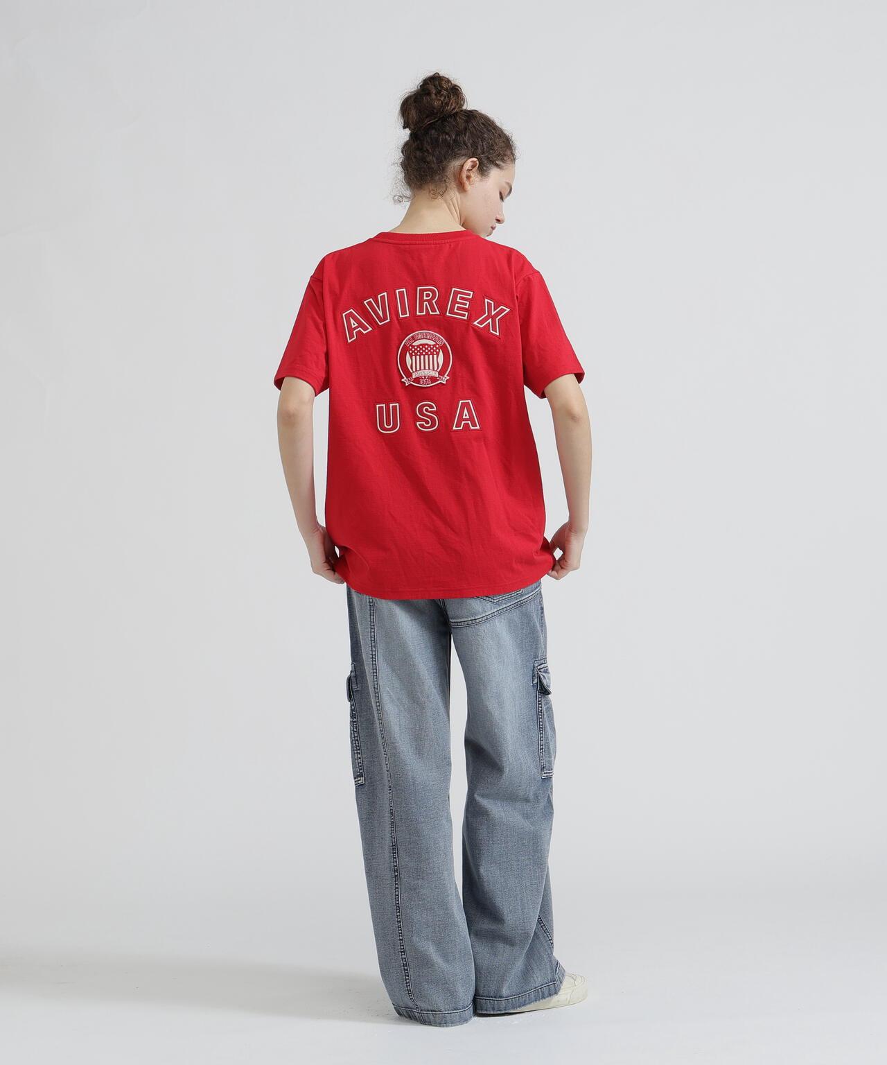 WOMAN SIGNATURE VARSITY LOGO T-SHIRT