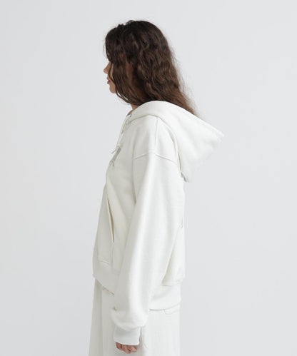 WOMAN SIGNATURE VARSITY LOGO ZIP PARKA