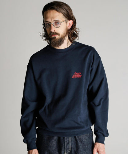 Schott BROS. EMB. H.LOGO 刺繡圓領衛衣