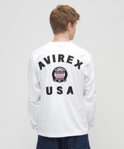 SIGNATURE VARSITY LOGO 長袖T恤