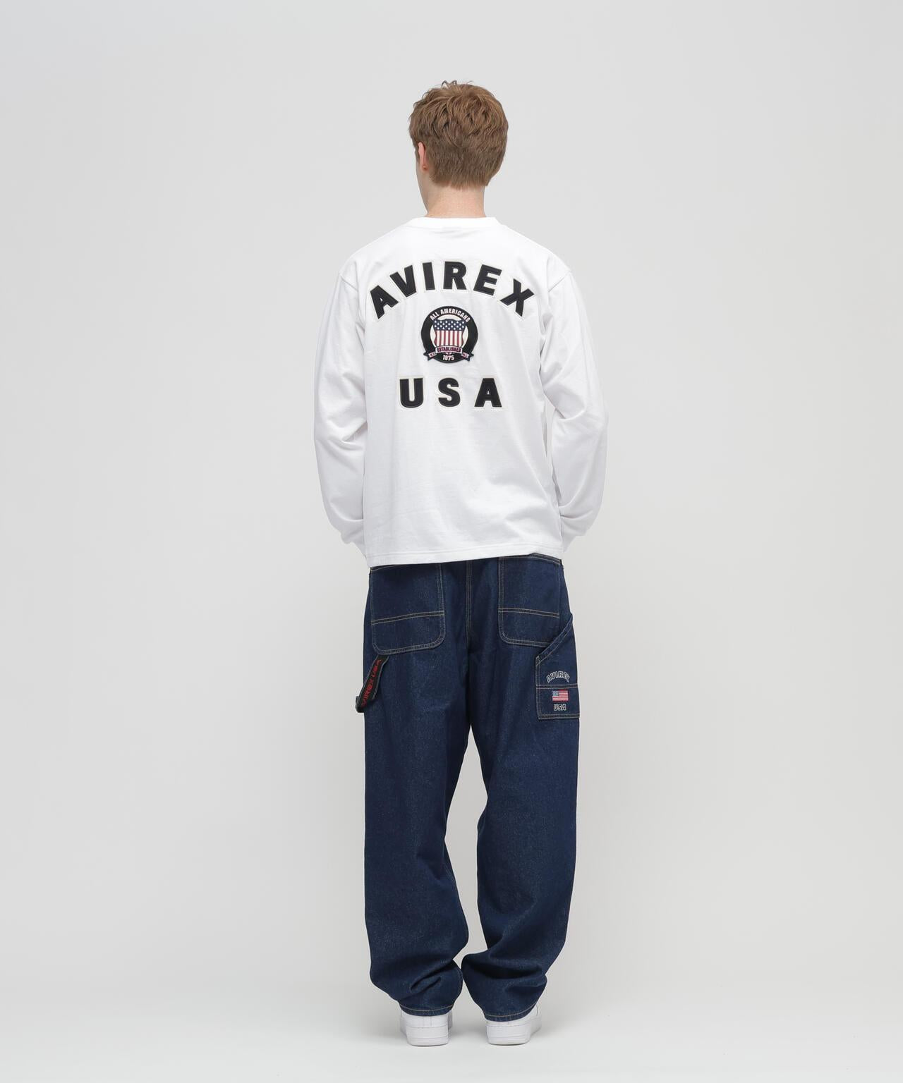 SIGNATURE VARSITY LOGO 長袖T恤