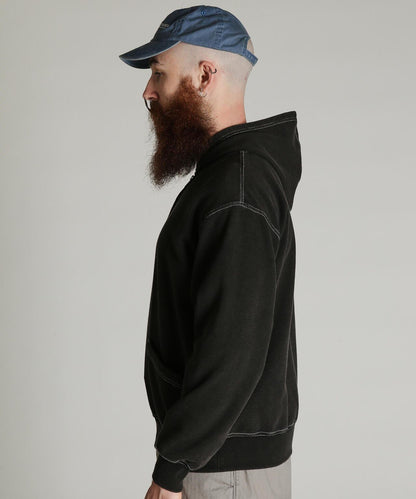 HALF ZIP HOODED SWEAT 半拉鍊連帽衛衣