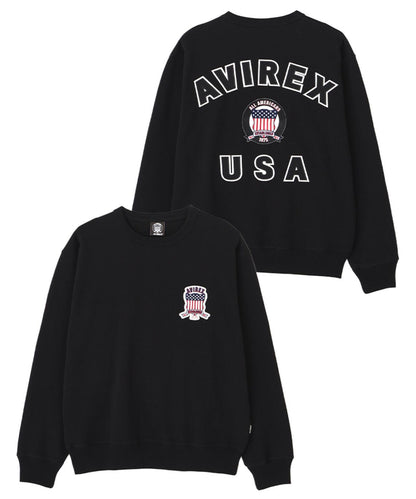 SIGNATURE VARSITY LOGO 圓領衛衣