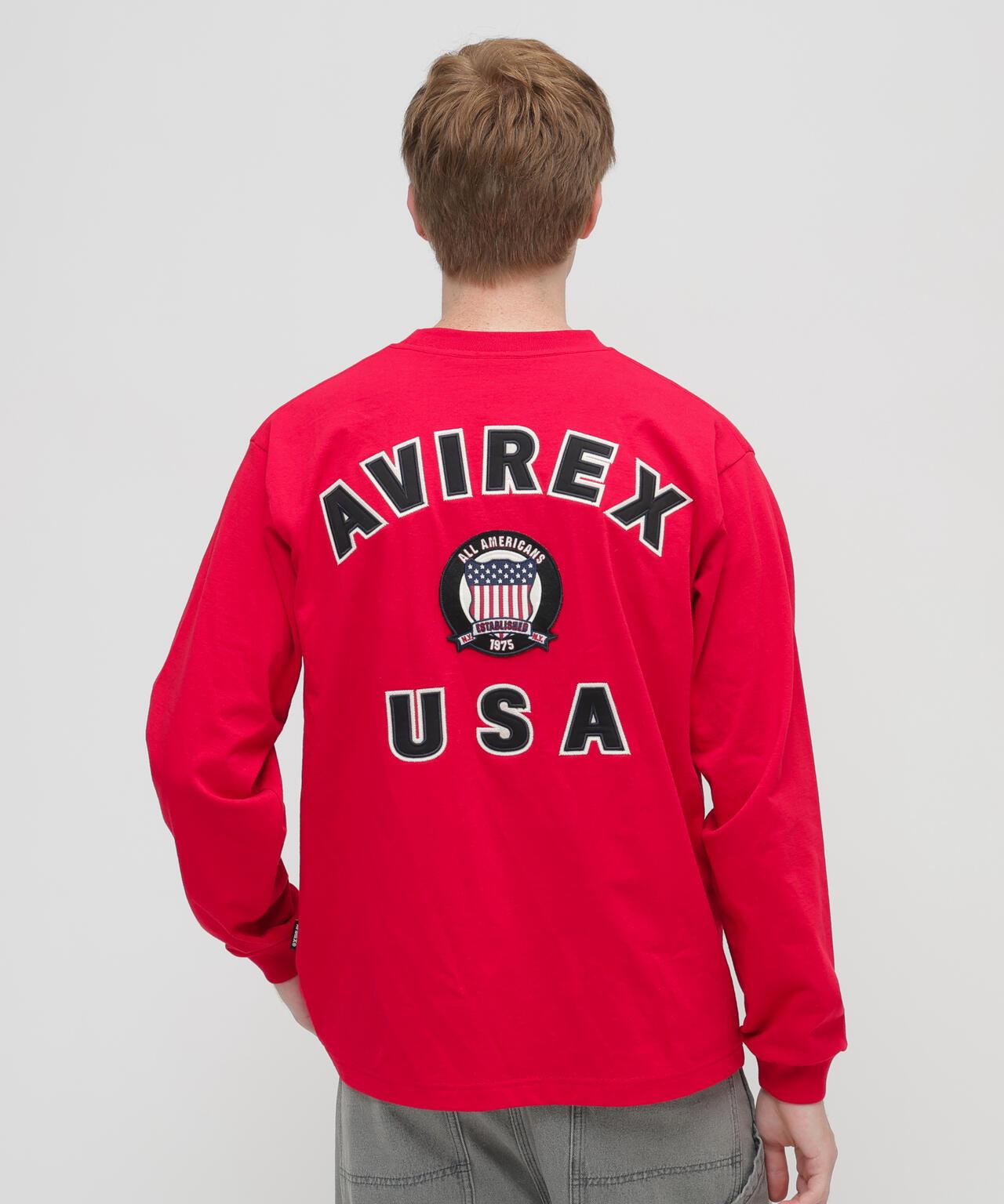 SIGNATURE VARSITY LOGO 長袖T恤