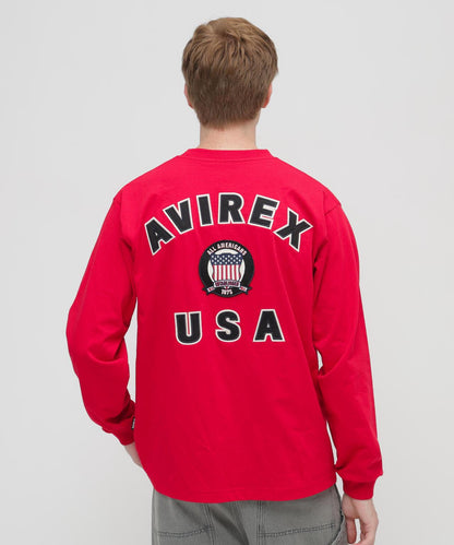 SIGNATURE VARSITY LOGO 長袖T恤