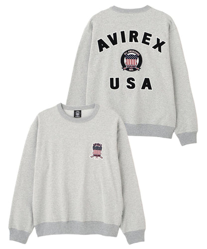 SIGNATURE VARSITY LOGO 圓領衛衣