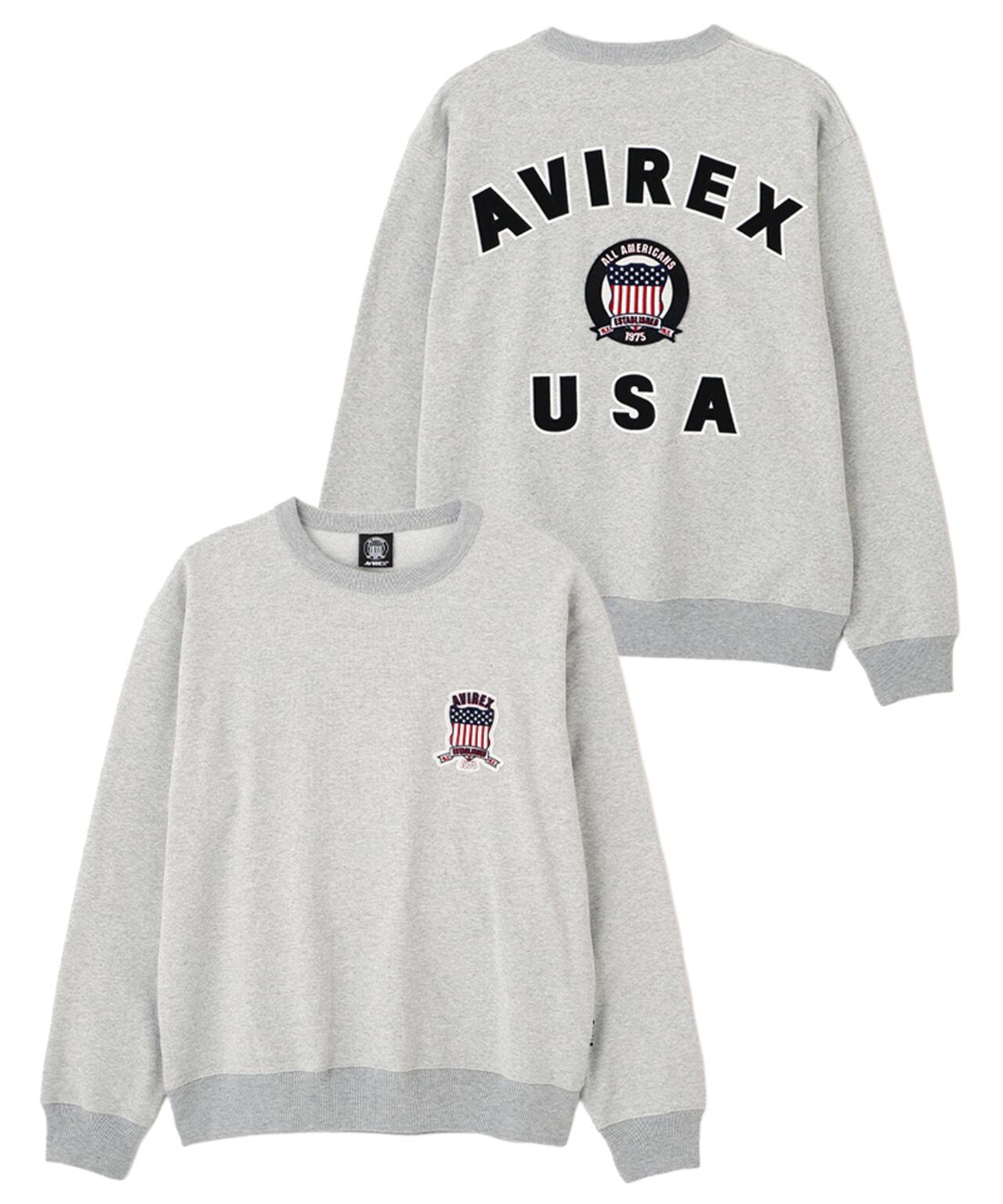 SIGNATURE VARSITY LOGO 圓領衛衣