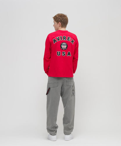 SIGNATURE VARSITY LOGO 長袖T恤