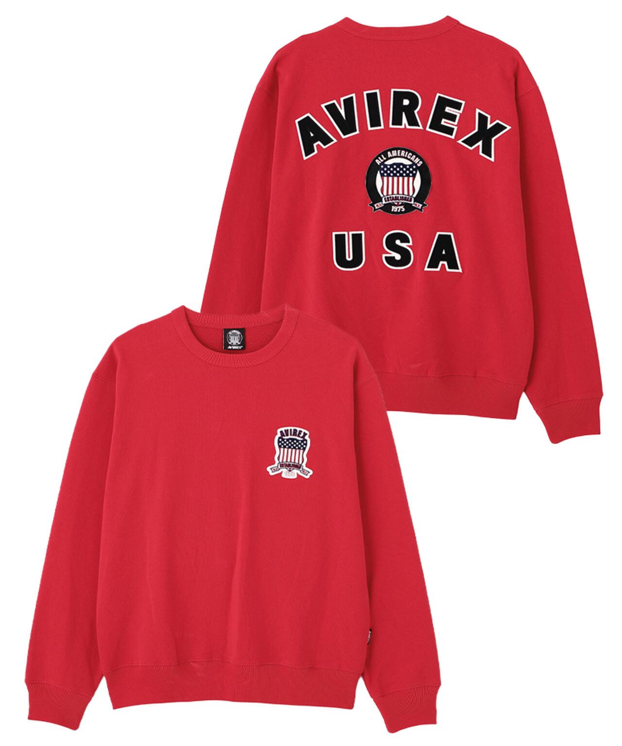SIGNATURE VARSITY LOGO 圓領衛衣