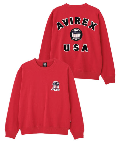 SIGNATURE VARSITY LOGO 圓領衛衣