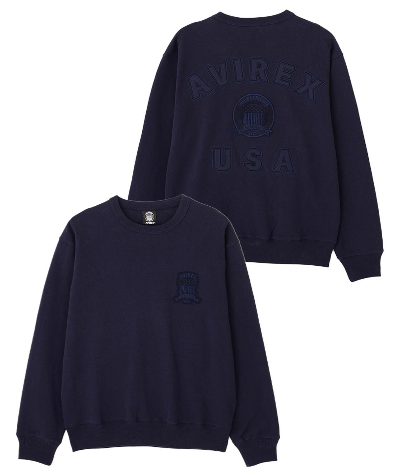 SIGNATURE VARSITY LOGO 圓領衛衣