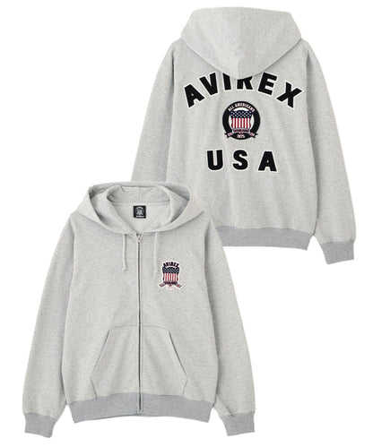 SIGNATURE VARSITY 拉鍊連帽衫