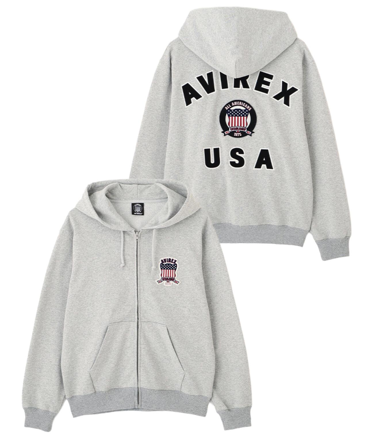 SIGNATURE VARSITY 拉鍊連帽衫