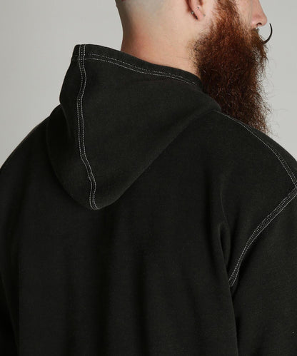 HALF ZIP HOODED SWEAT 半拉鍊連帽衛衣