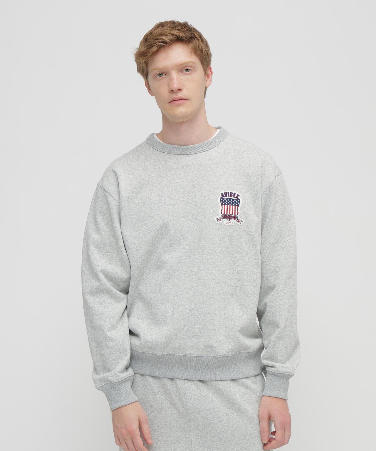 SIGNATURE VARSITY LOGO 圓領衛衣