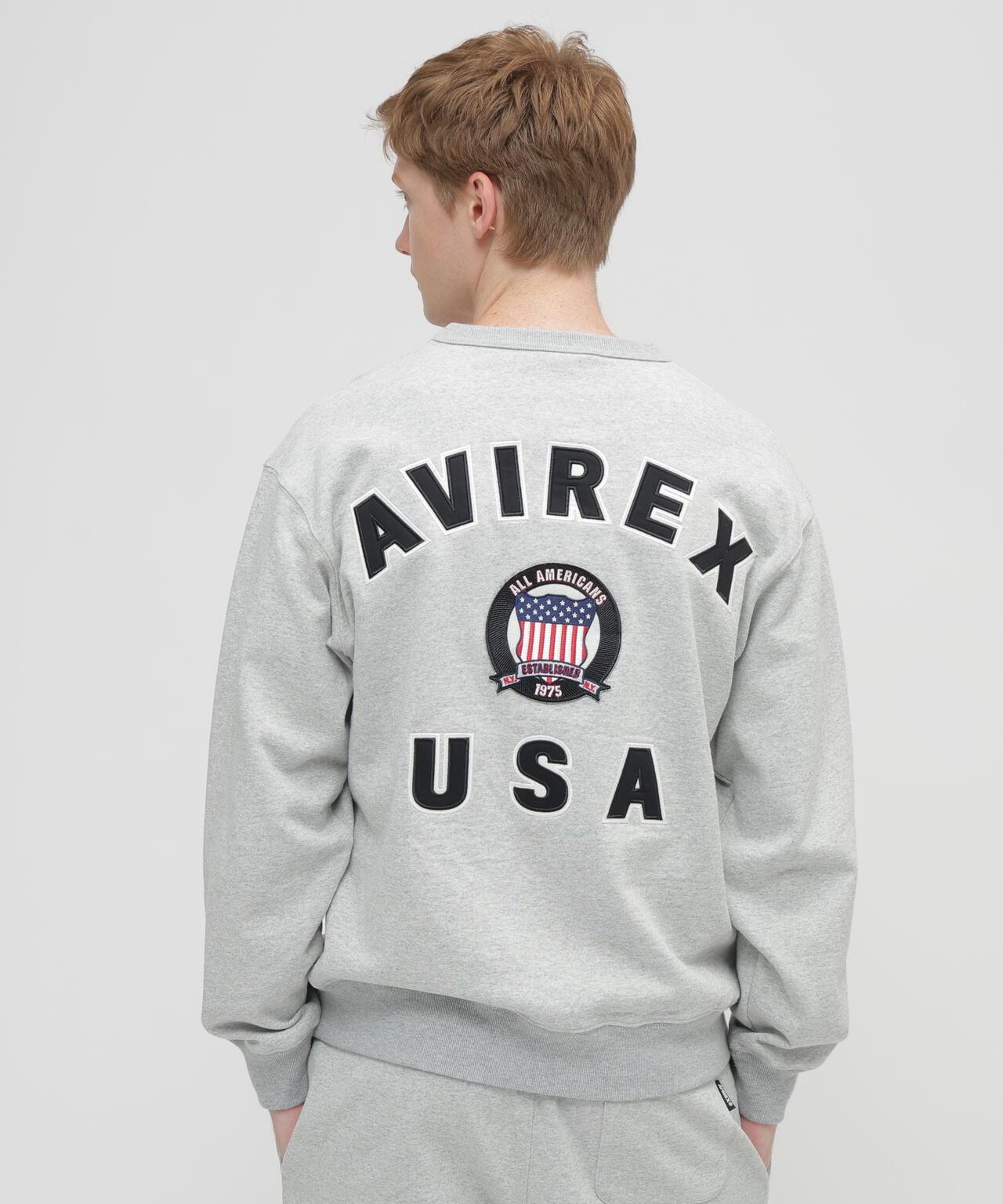 SIGNATURE VARSITY LOGO 圓領衛衣