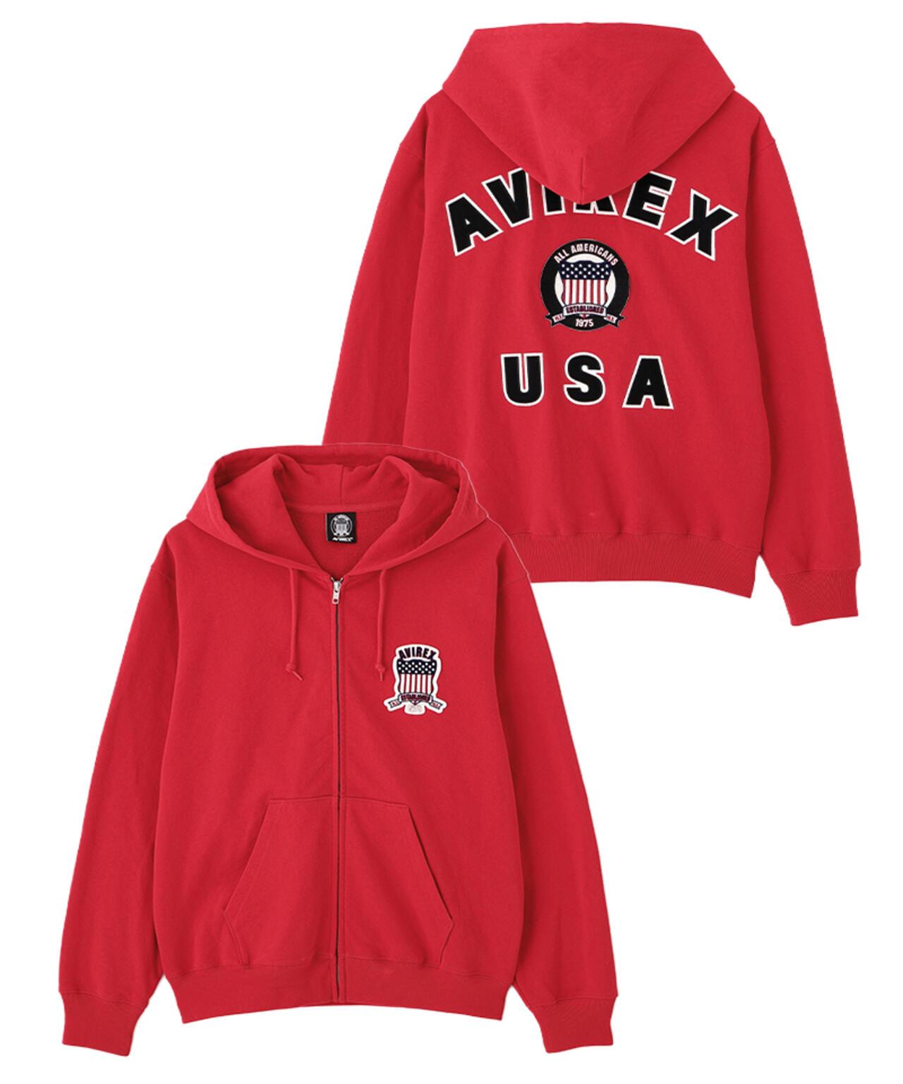 SIGNATURE VARSITY 拉鍊連帽衫