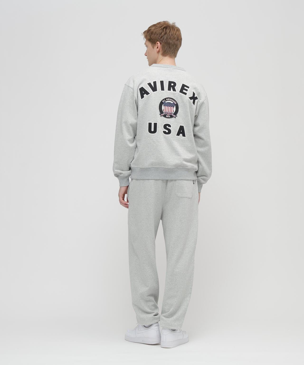SIGNATURE VARSITY LOGO 圓領衛衣