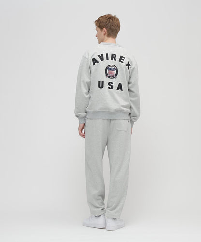 SIGNATURE VARSITY LOGO 圓領衛衣