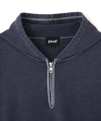 HALF ZIP HOODED SWEAT 半拉鍊連帽衛衣
