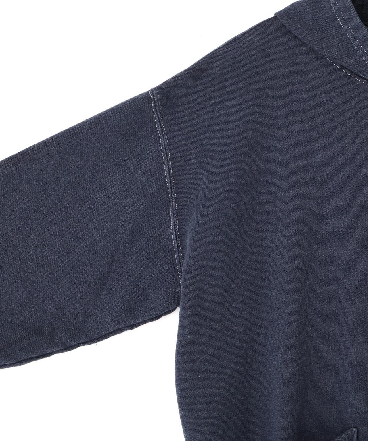 HALF ZIP HOODED SWEAT 半拉鍊連帽衛衣