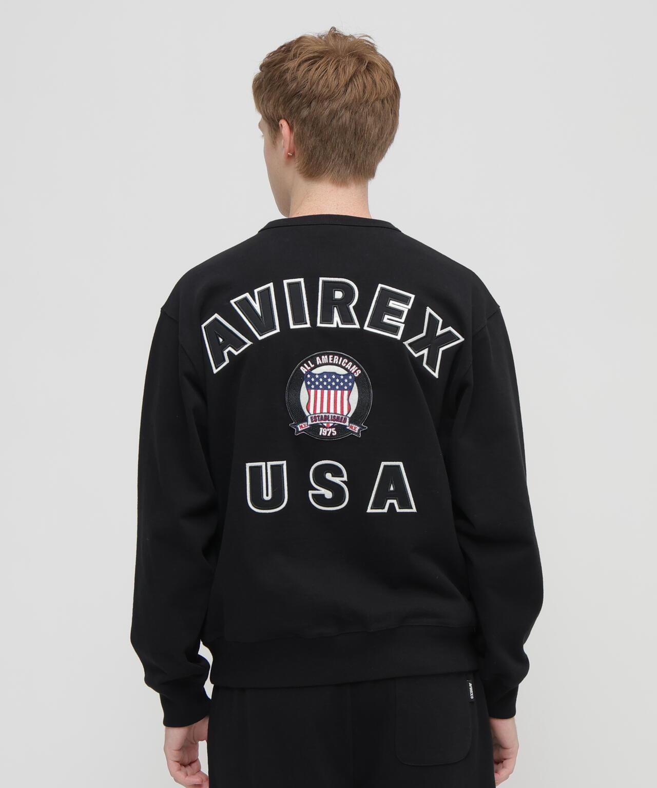SIGNATURE VARSITY LOGO 圓領衛衣