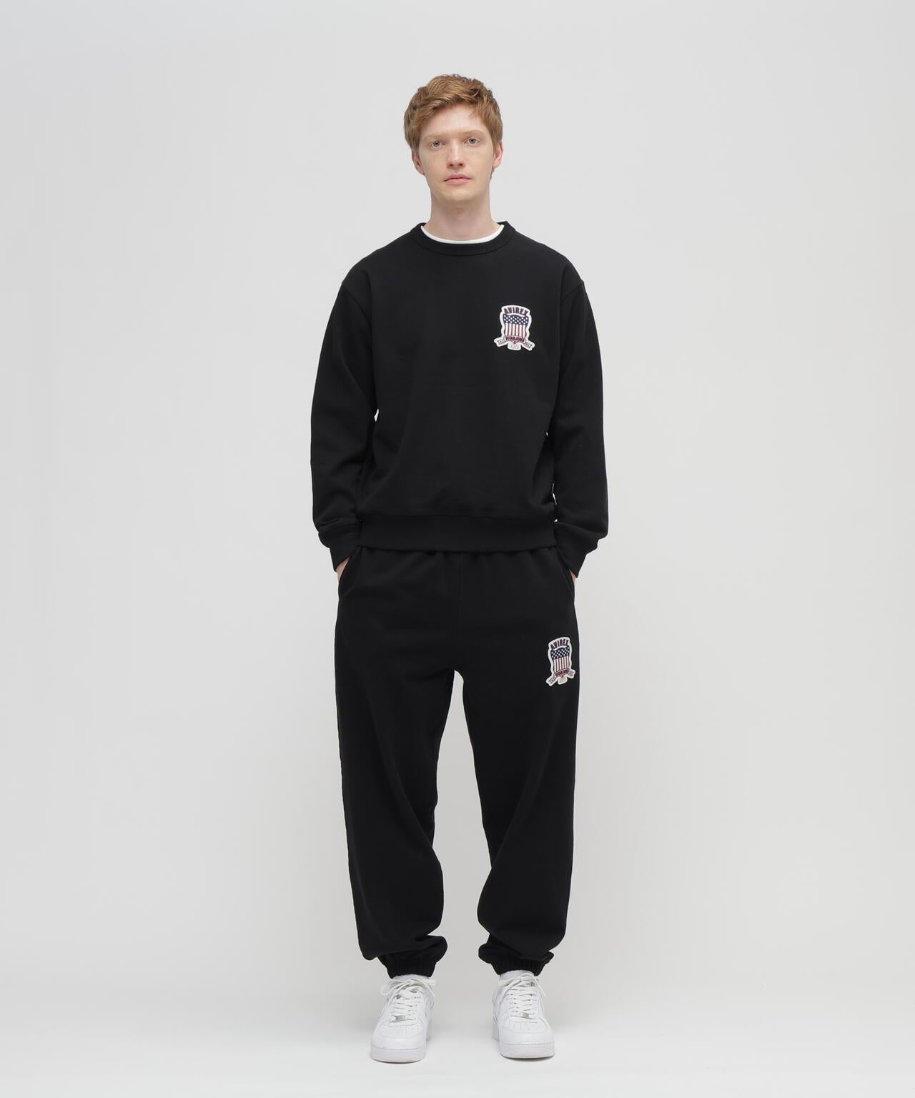 SIGNATURE VARSITY LOGO 圓領衛衣