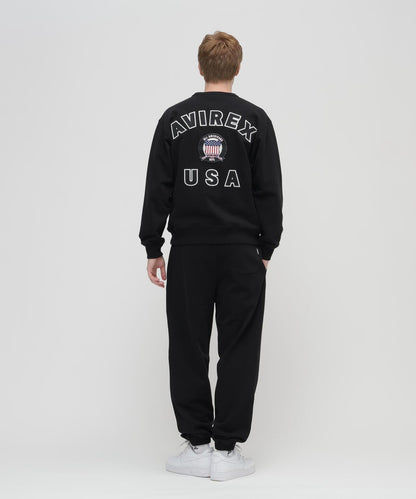 SIGNATURE VARSITY LOGO 圓領衛衣