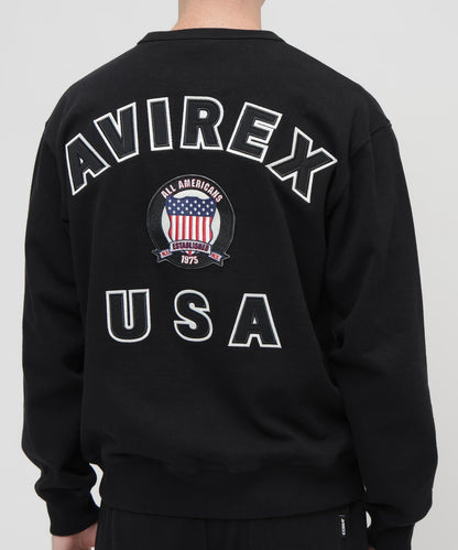SIGNATURE VARSITY LOGO 圓領衛衣