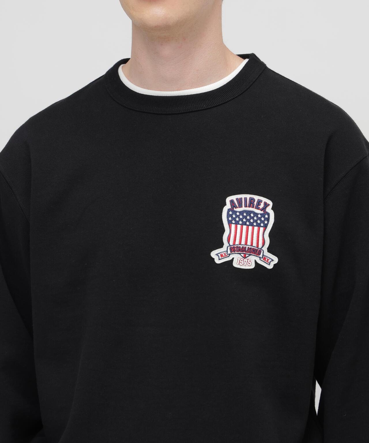 SIGNATURE VARSITY LOGO 圓領衛衣