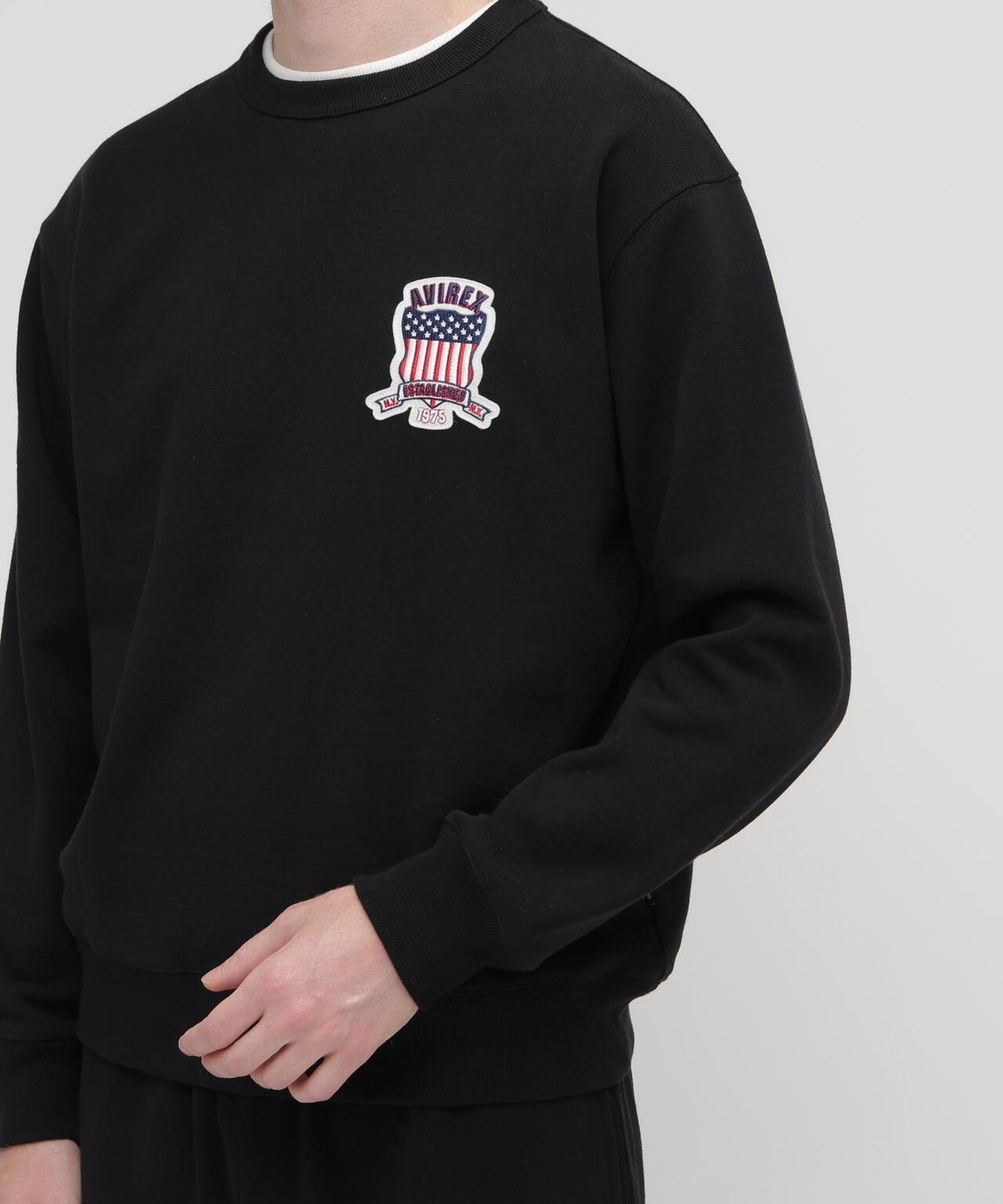 SIGNATURE VARSITY LOGO 圓領衛衣
