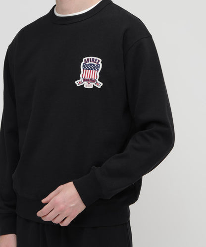 SIGNATURE VARSITY LOGO 圓領衛衣