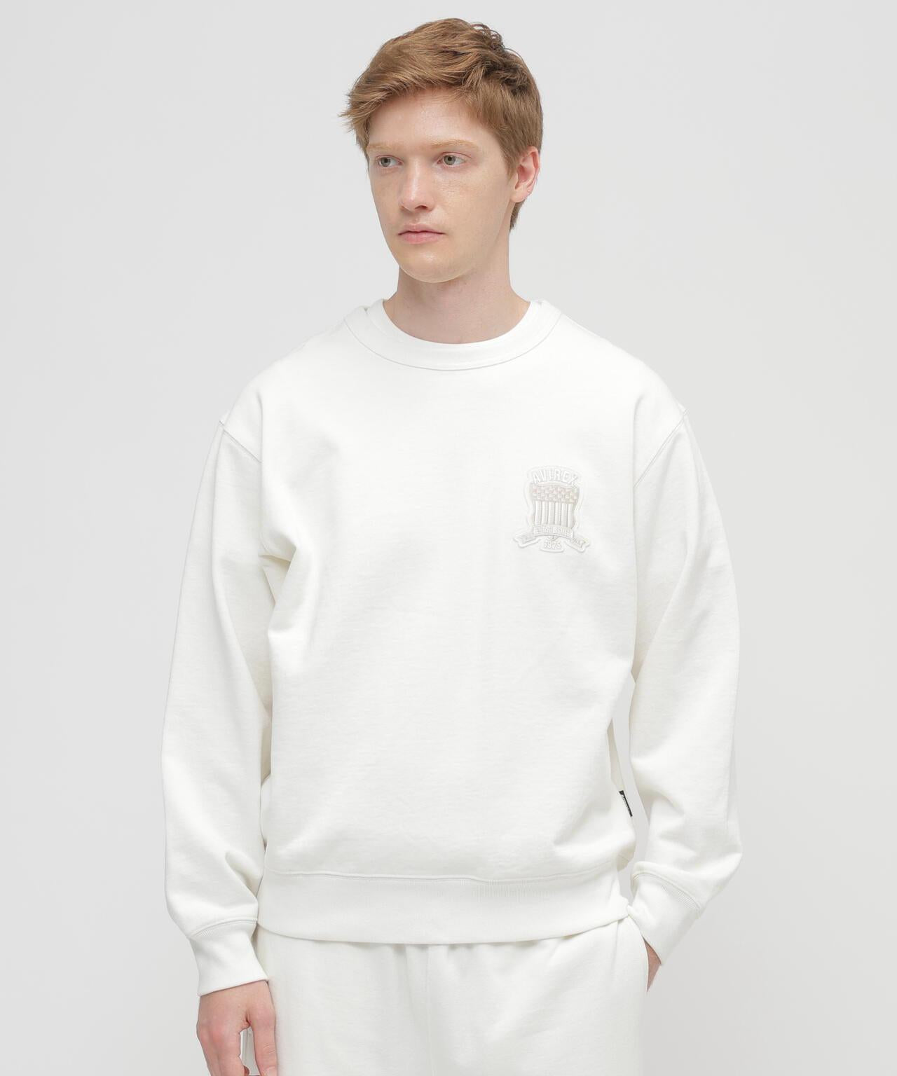 SIGNATURE VARSITY LOGO 圓領衛衣