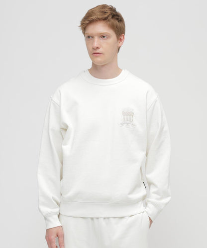 SIGNATURE VARSITY LOGO 圓領衛衣