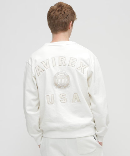 SIGNATURE VARSITY LOGO 圓領衛衣
