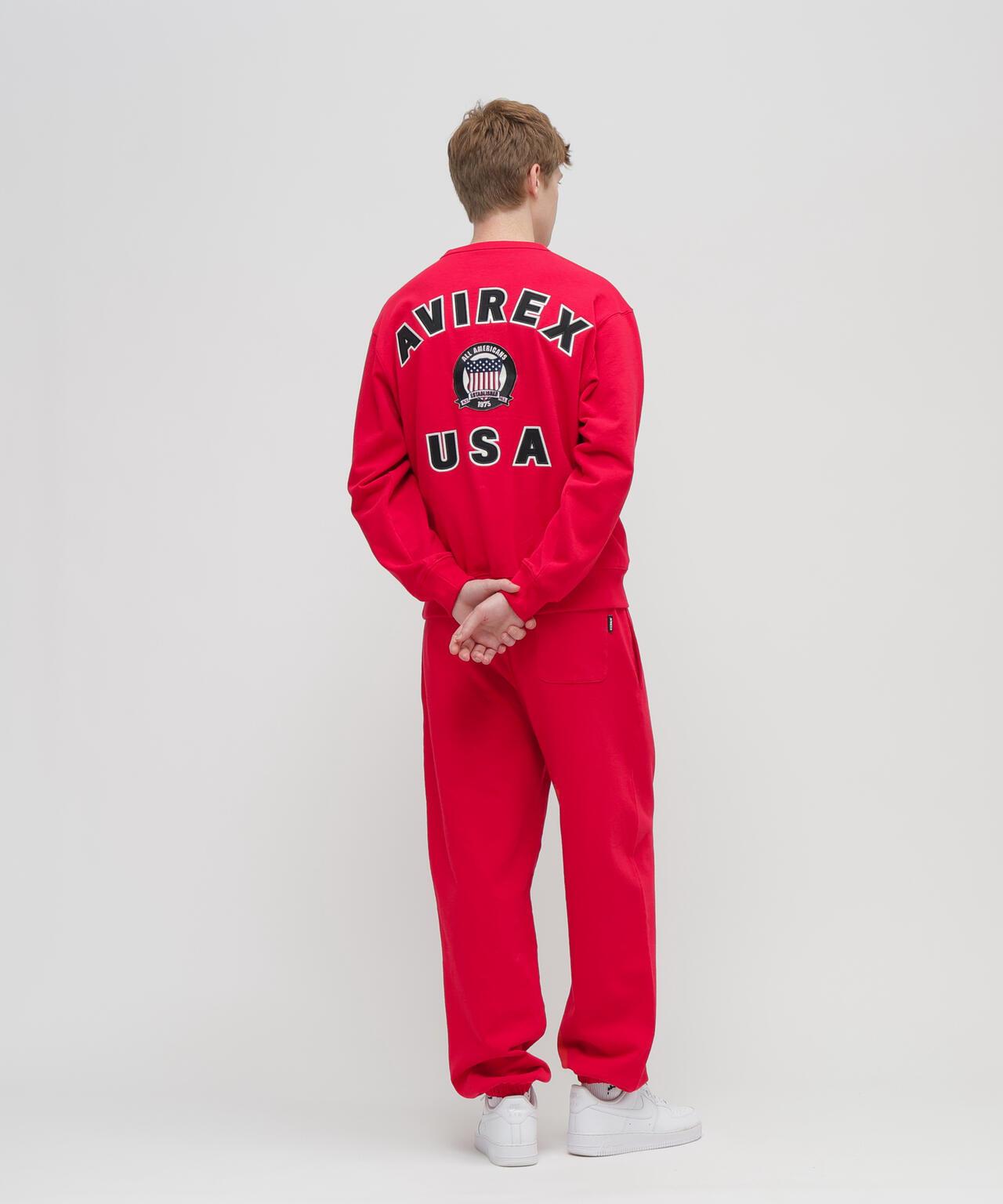 SIGNATURE VARSITY LOGO 圓領衛衣