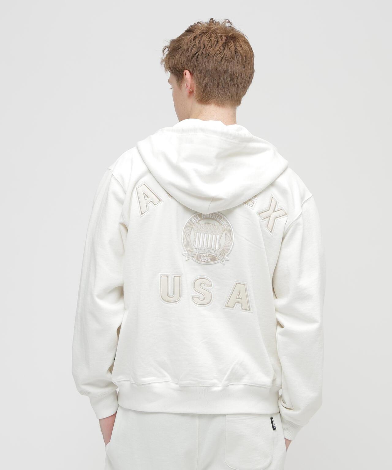 SIGNATURE VARSITY 拉鍊連帽衫