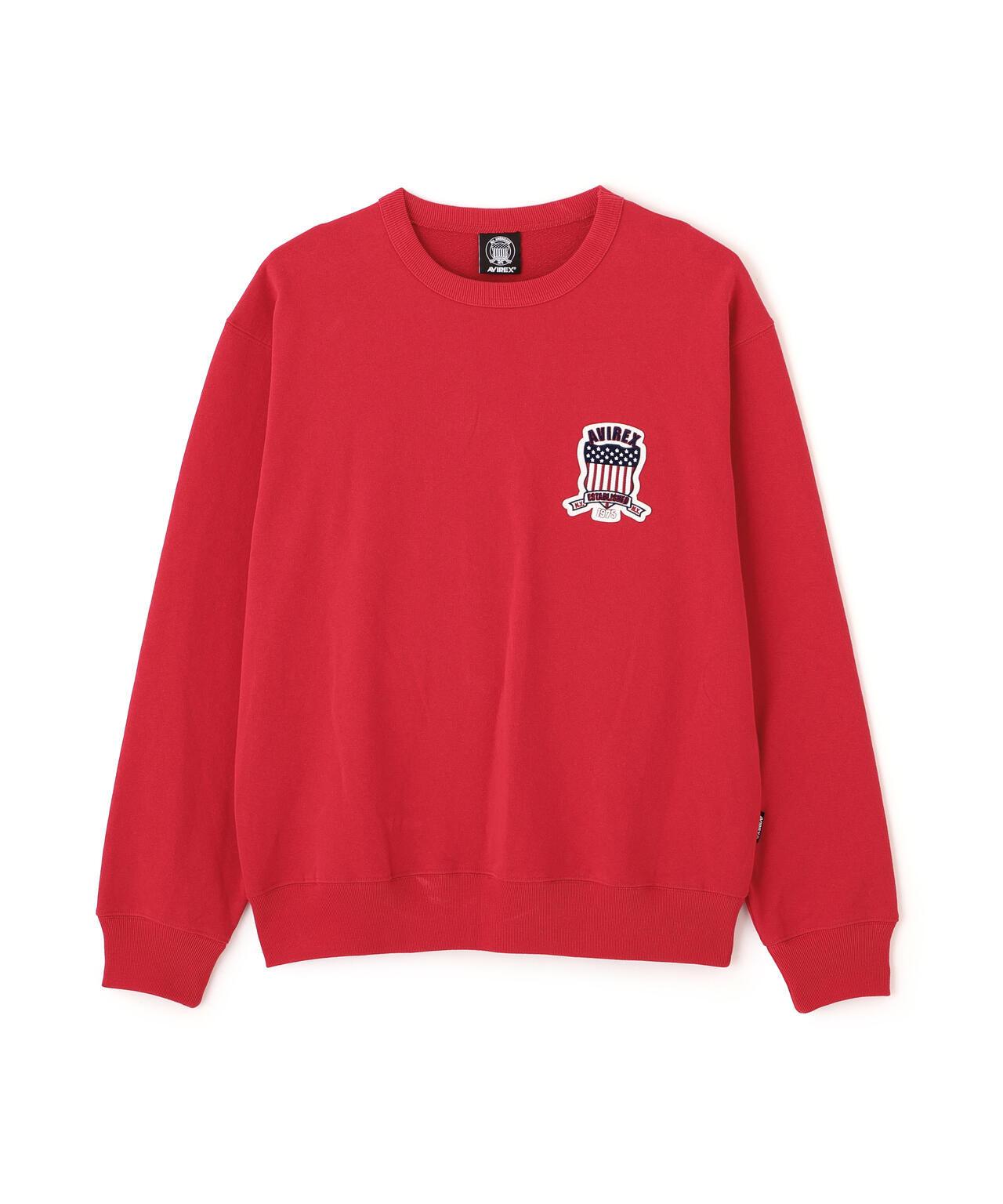SIGNATURE VARSITY LOGO 圓領衛衣