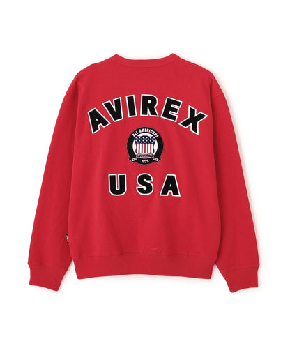 SIGNATURE VARSITY LOGO 圓領衛衣
