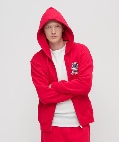 SIGNATURE VARSITY 拉鍊連帽衫