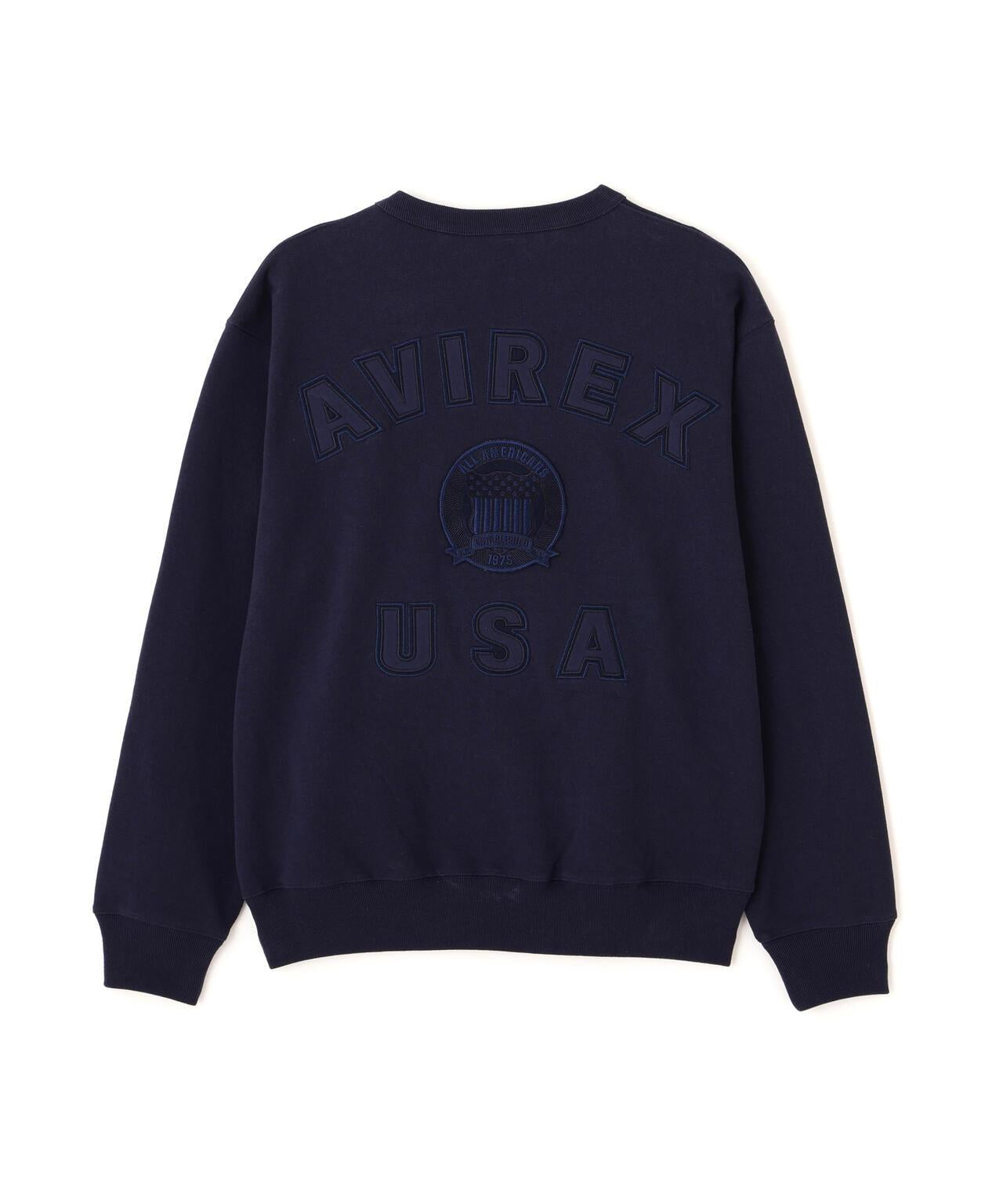 SIGNATURE VARSITY LOGO 圓領衛衣